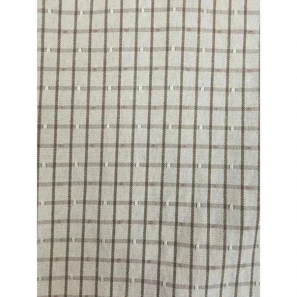 Roberto Cavalli Size XL Mens Classic Beige Brown Check Short Sleeve Pocket Shirt - Picture 6 of 9